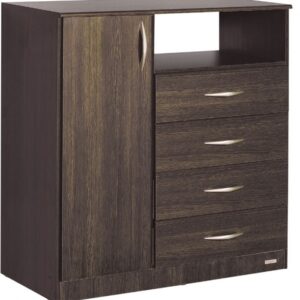 CHIFONIER PLATINUM 4 CAJONES 1 PUERTA PL 921