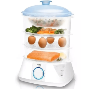Vaporiera Atma VA8112P Cocina Saludable y Práctica