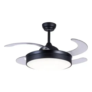 KANJIHOME VENTILADOR DE TECHO KJHCFHB001BK BLACK RETRAC