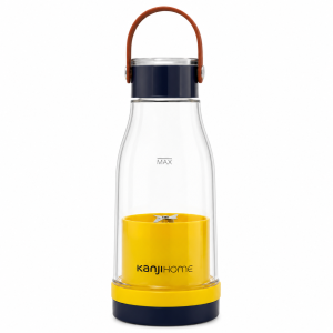 KANJIHOME LICUADORA PORTATIL USB AZUL/AMARILLO KJH-LICP