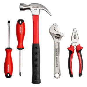 WEMBLEY JGO DE HERRAMIENTAS MANUALES 5PZS 8658