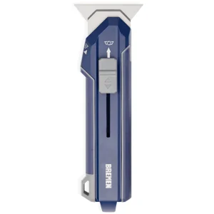 Cuchilla Raspador Bremen 8794 2 en 1 con Cuerpo Metálico y Hoja Ajustable