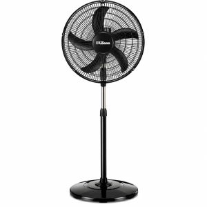 Ventilador de Pie Liliana VP20P de 20 Pulgadas con 5 Aspas Plásticas Negro